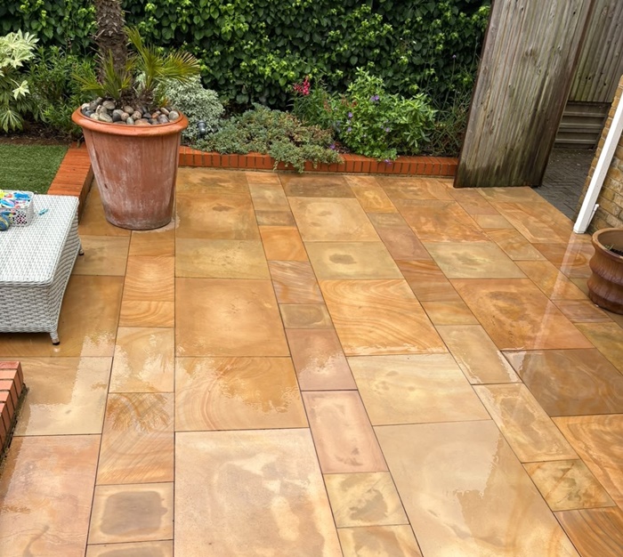 Patio after Jetwash
